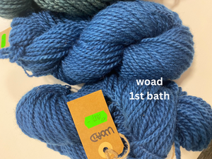 Plant Dyed Yarn - Woad (1st bath)