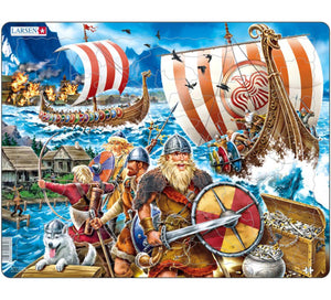 Puzzle - Vikinger i kamp