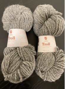 "Troll Ullgarn" yarn from Hillesvåg Ullvarefabrikk