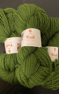 "Troll Ullgarn" yarn from Hillesvåg Ullvarefabrikk